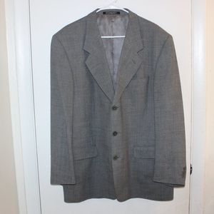 Yves Saint Laurent Gray Blazer Men Size 48